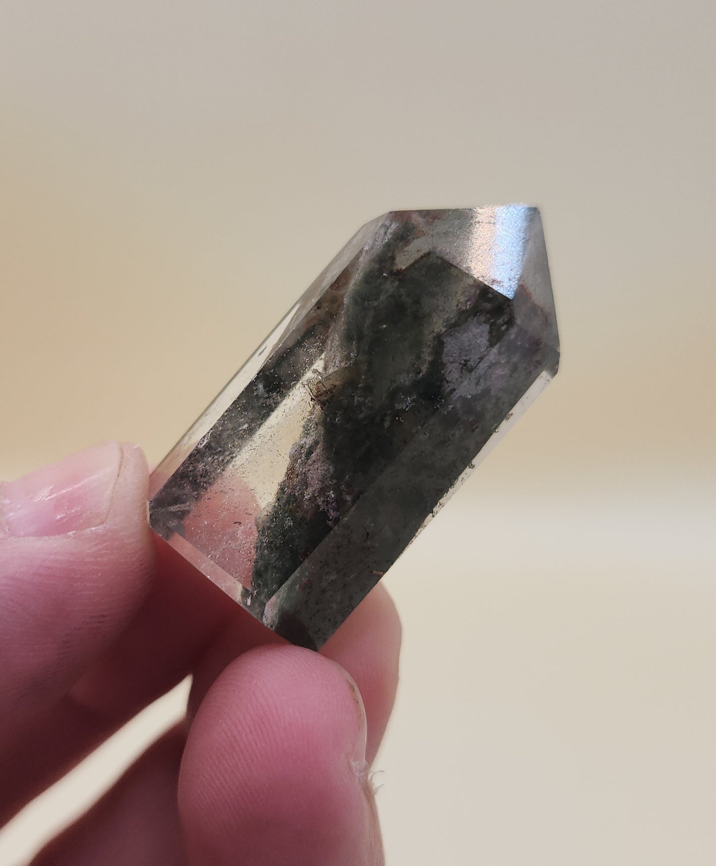 Lodolite Point AAA Garden Quartz