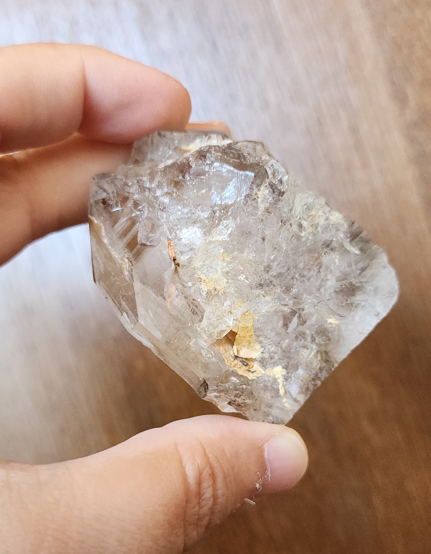 Enhydro Skeletal Quartz