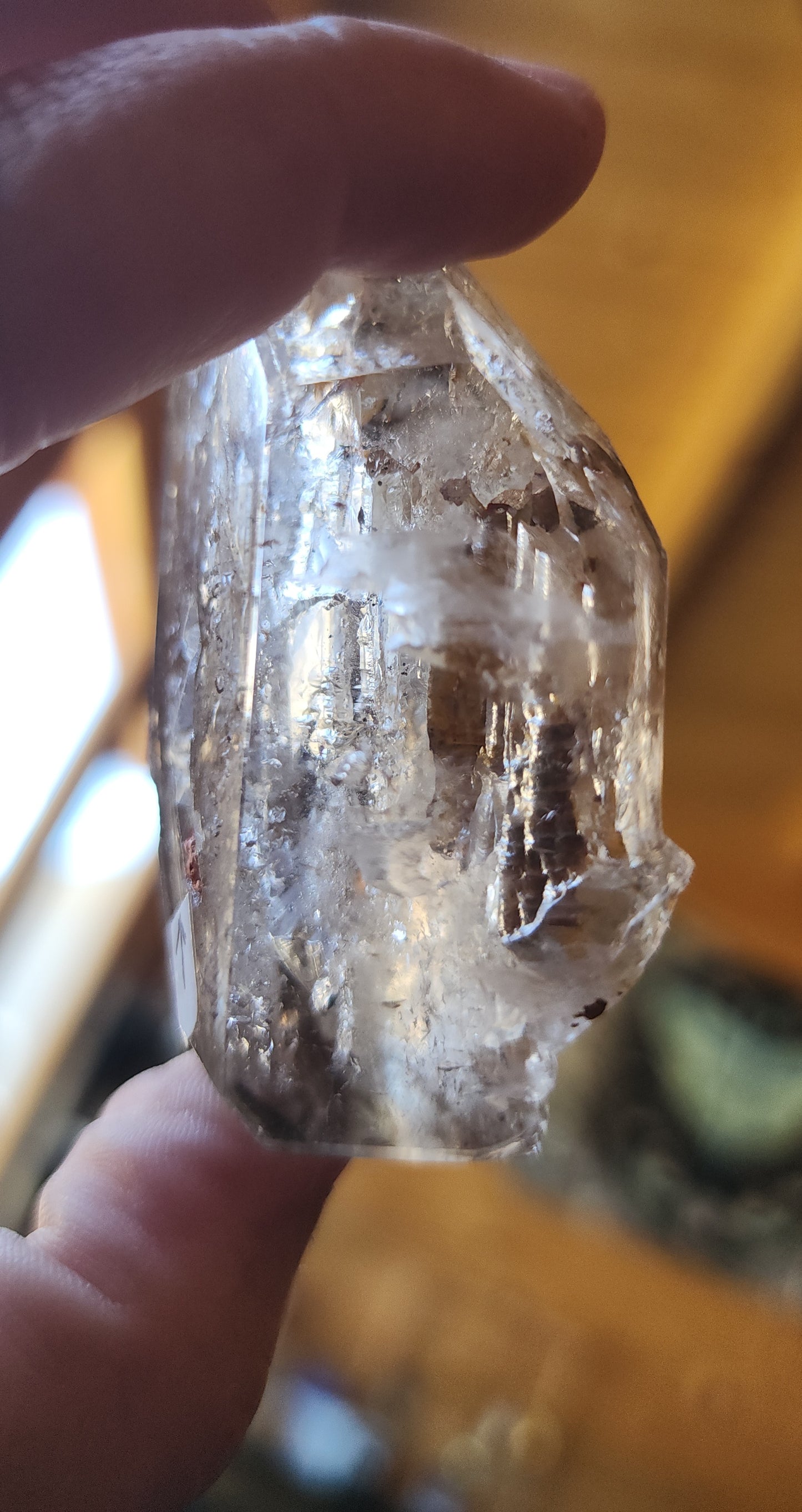 Enhydro Skeletal Quartz