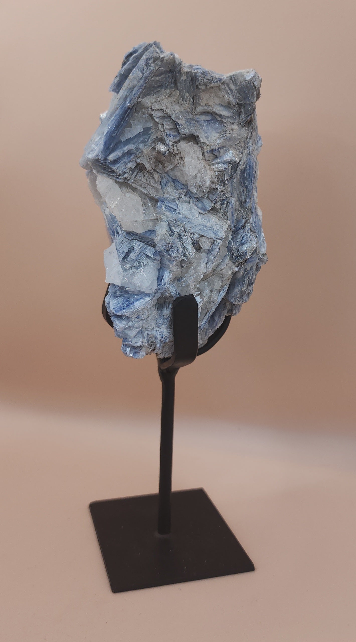 Kyanite, Clear & Smoky Quartz Specimen