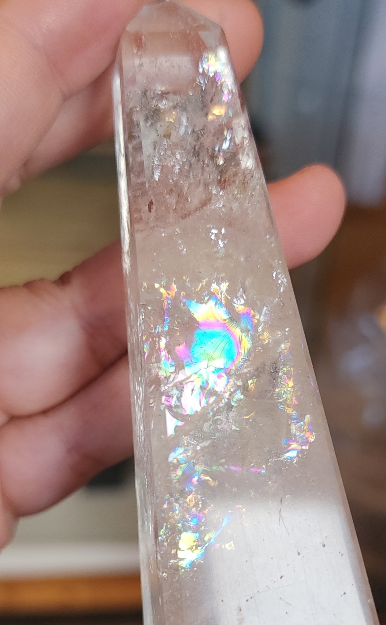 Clear Quartz Obelisk