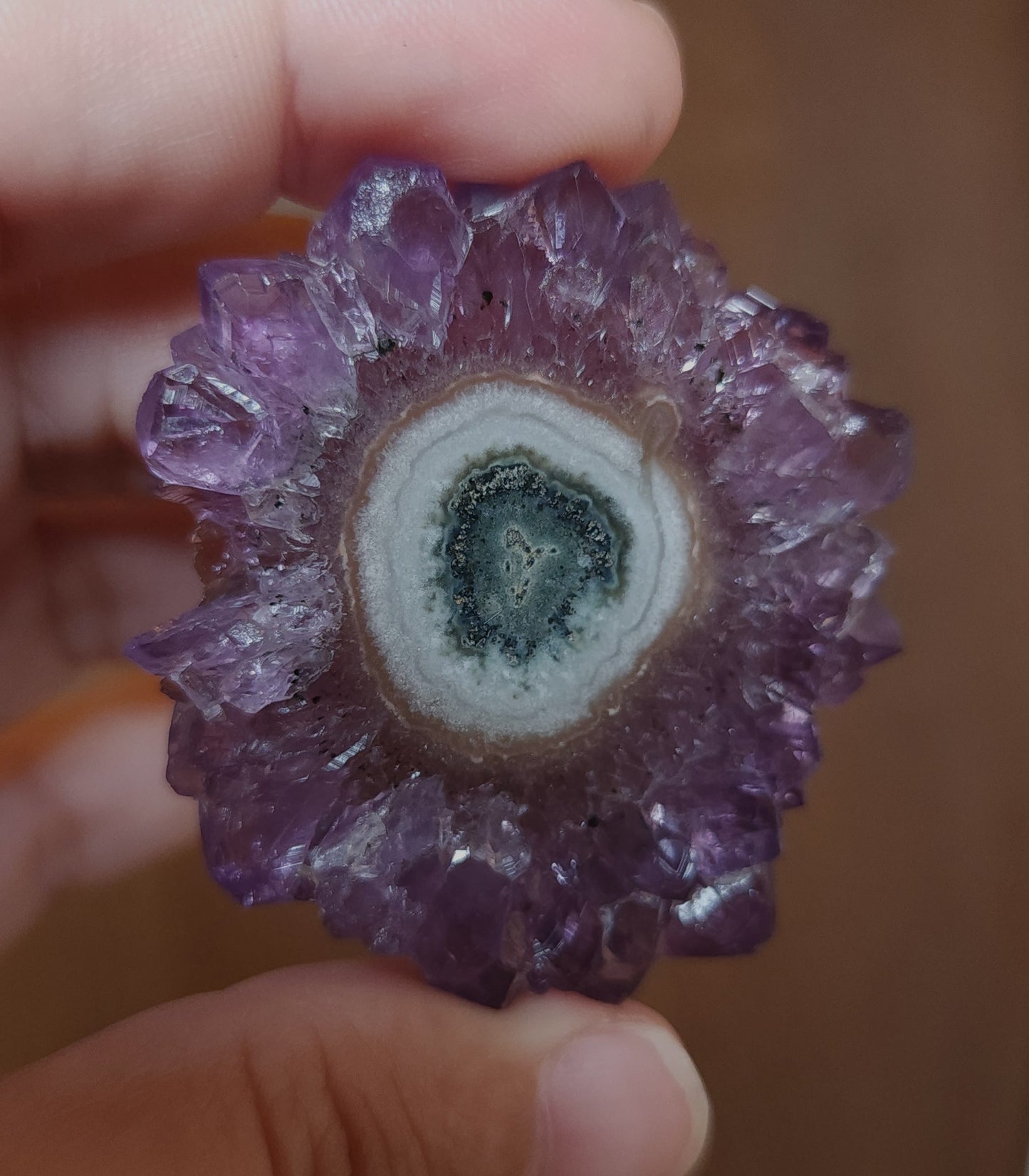 Amethyst Stalactite Slice
