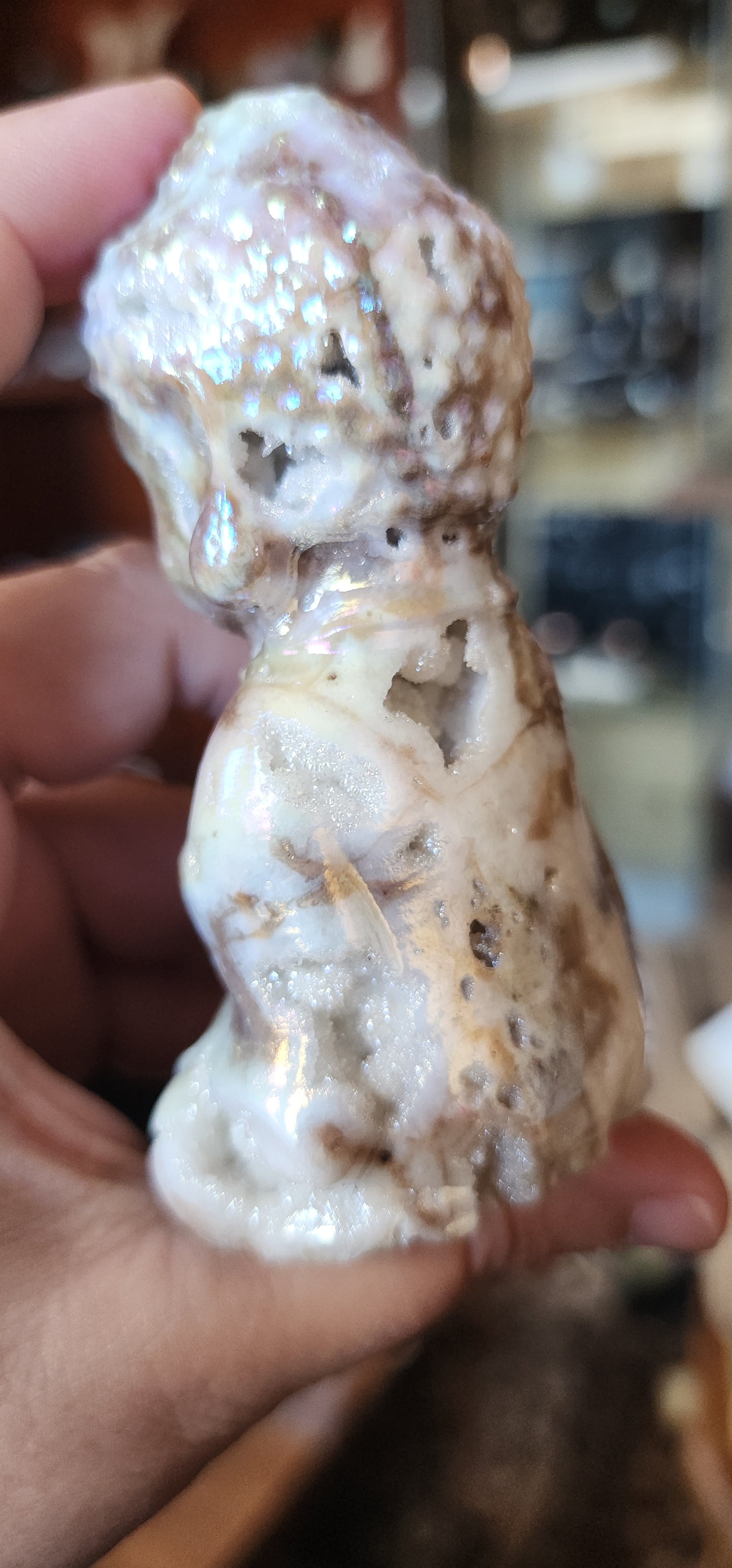 Aura Druzy Quartz Buddha