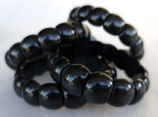 Rainbow Obsidian Bracelet - Large Bead