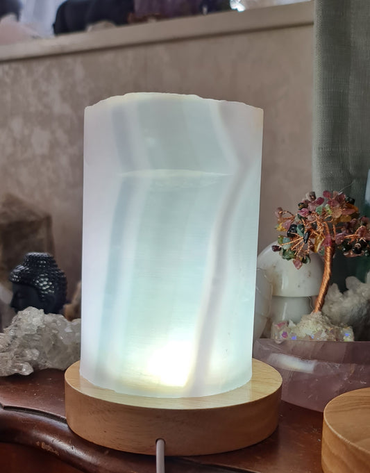 Pastel Fluorite Lamp