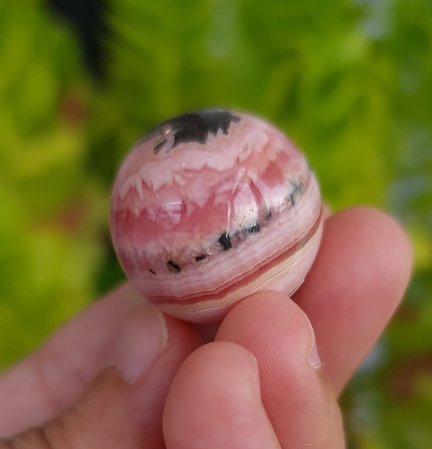 Rhodochrosite Sphere