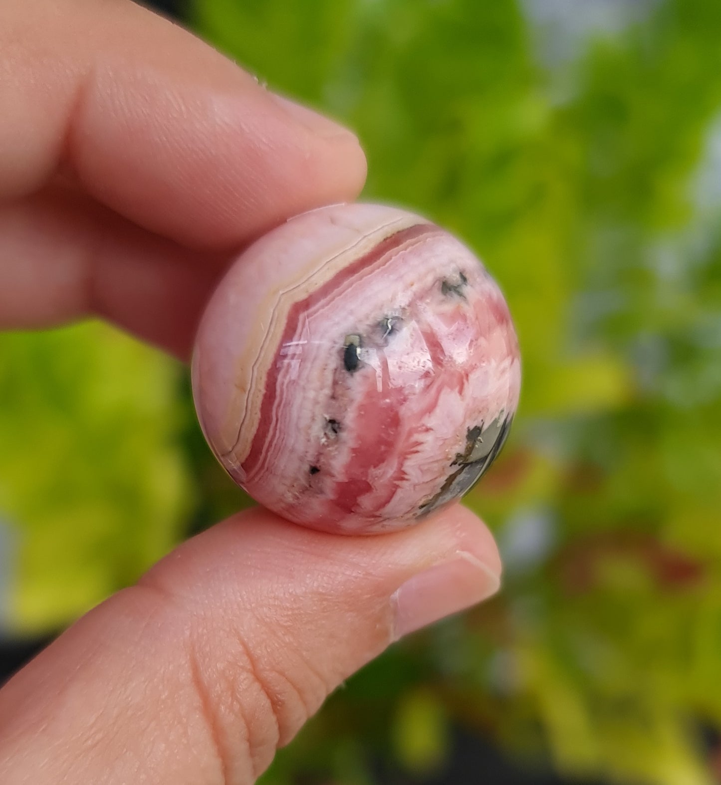 Rhodochrosite Sphere