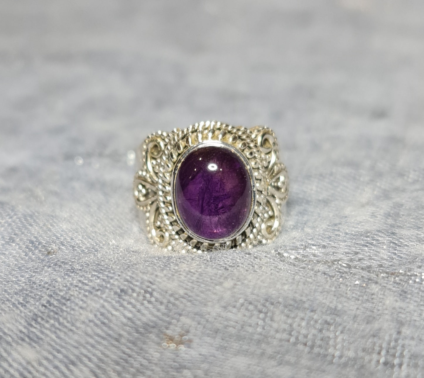 Amethyst Sterling Silver Ring