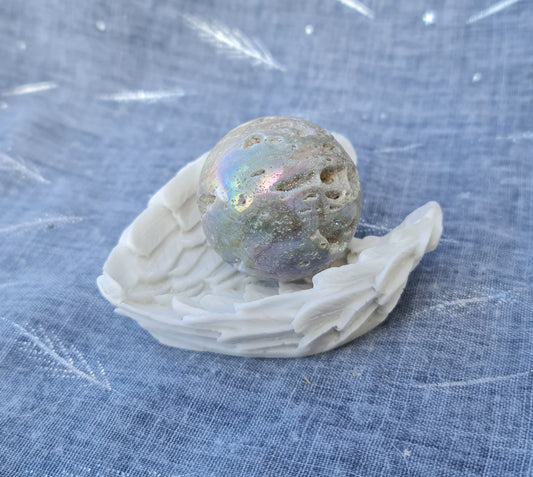 Angel Wing Sphere Stand/Trinket Bowl - Small