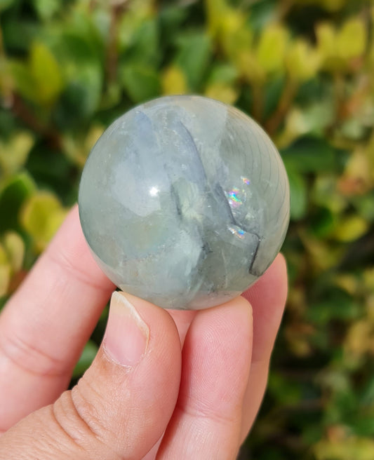 Rainbow Fluorite Sphere