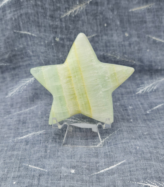 Pistachio Calcite Star
