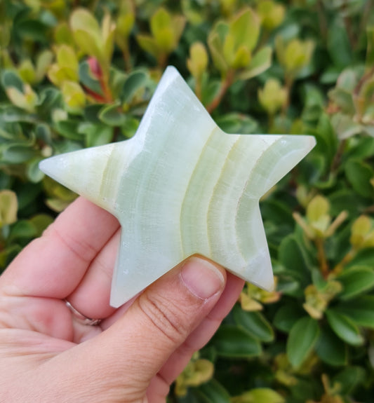 Pistachio Calcite Star