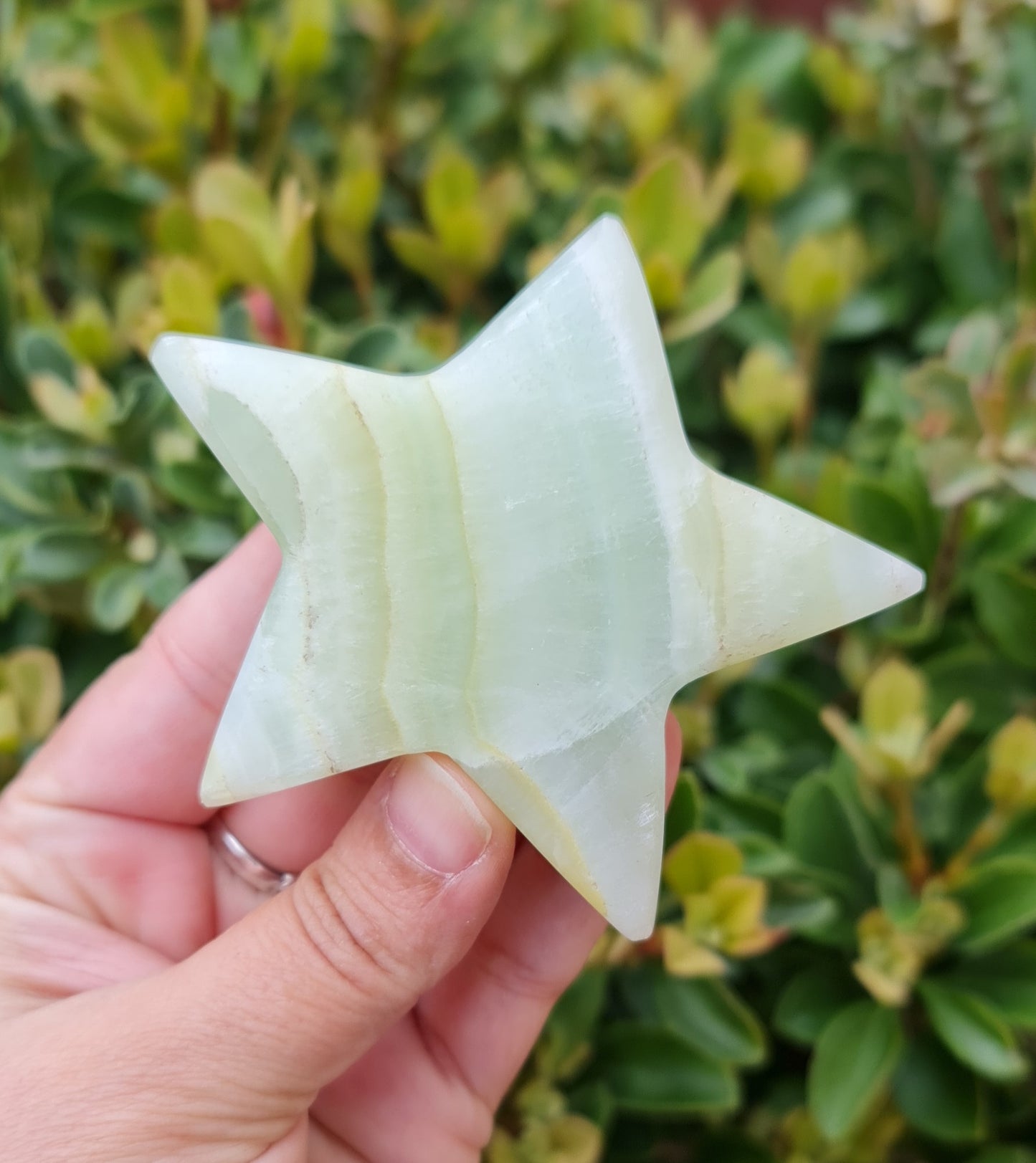 Pistachio Calcite Star