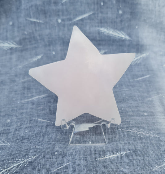 Mangano Pink Calcite Star