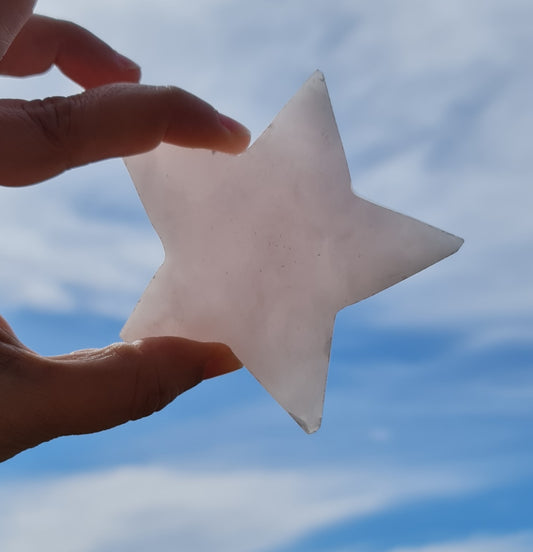 Mangano Pink Calcite Star