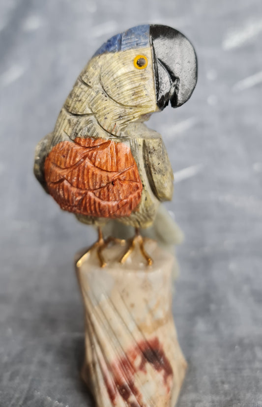 Soapstone Parrot