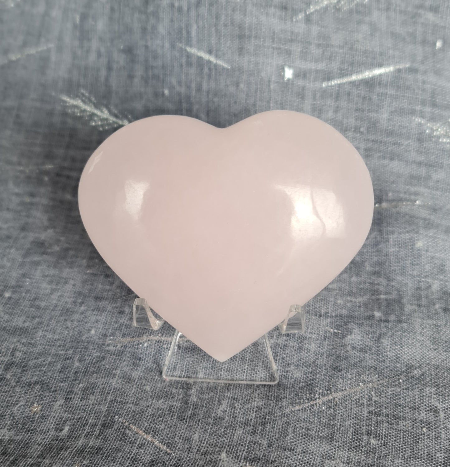 Mangano Pink Calcite Heart