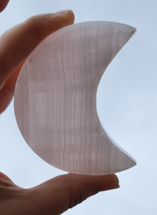 Mangano Pink Calcite Moon