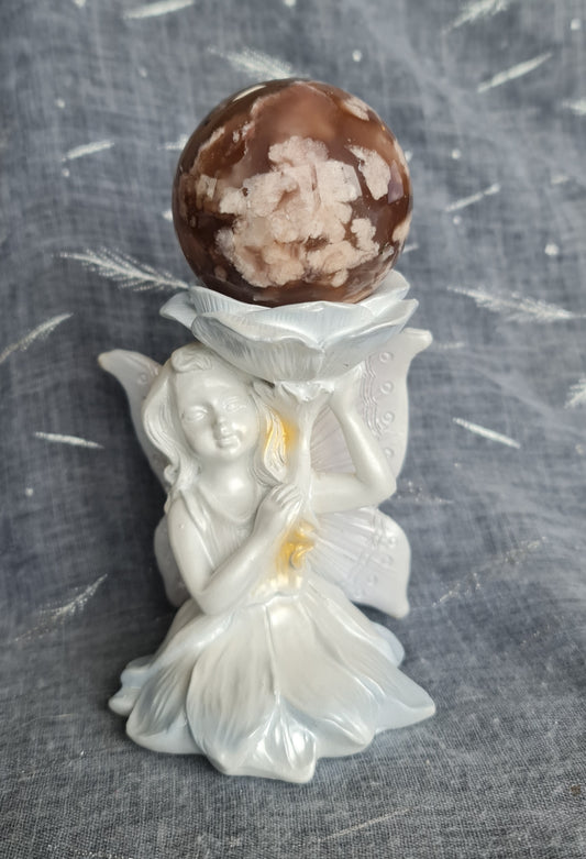 Flower Agate Sphere
