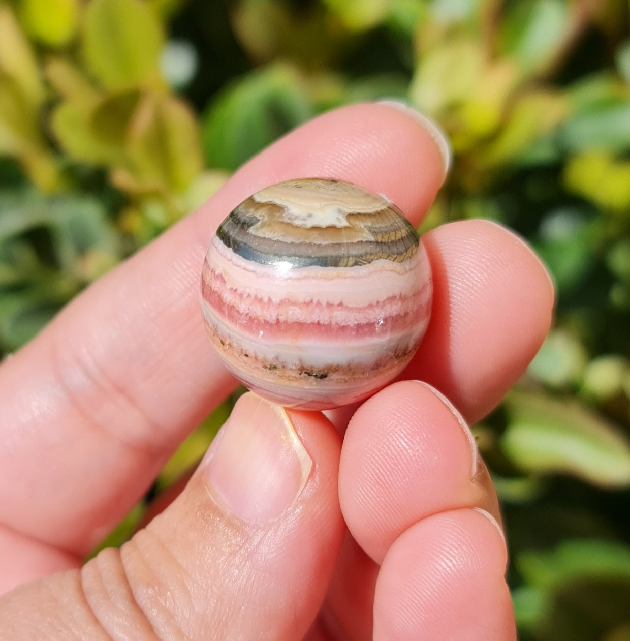 Rhodochrosite Sphere