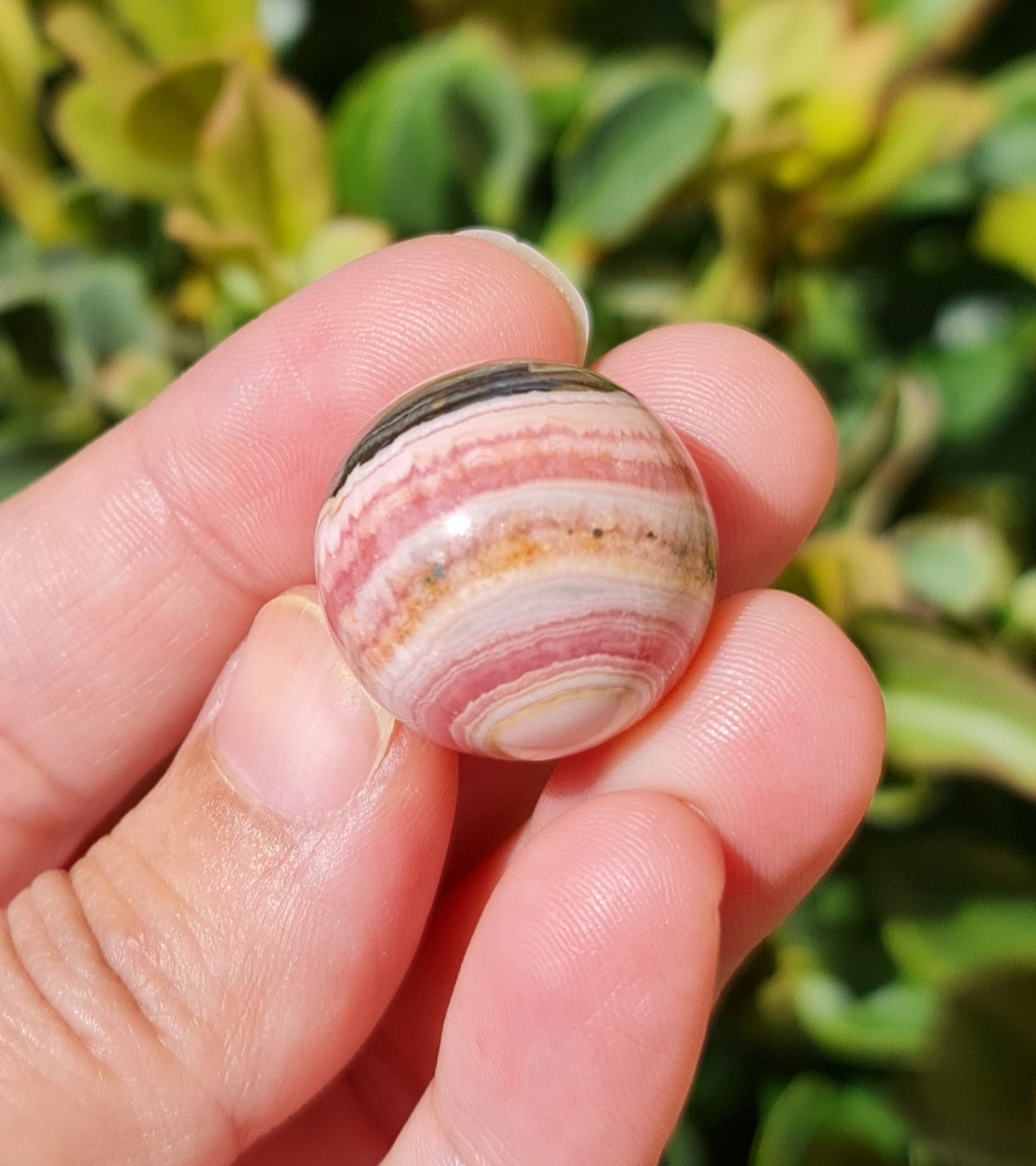 Rhodochrosite Sphere