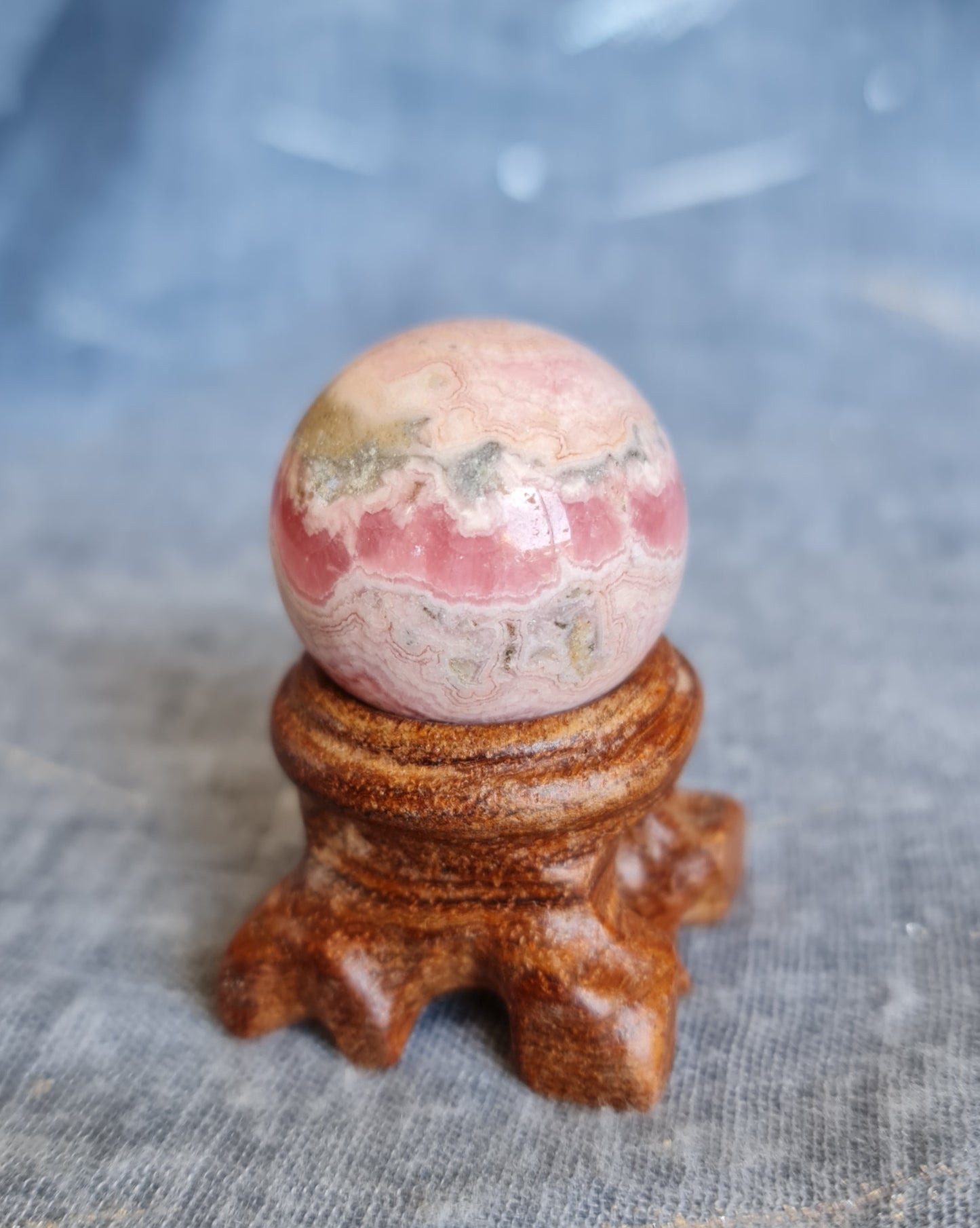 Rhodochrosite Sphere