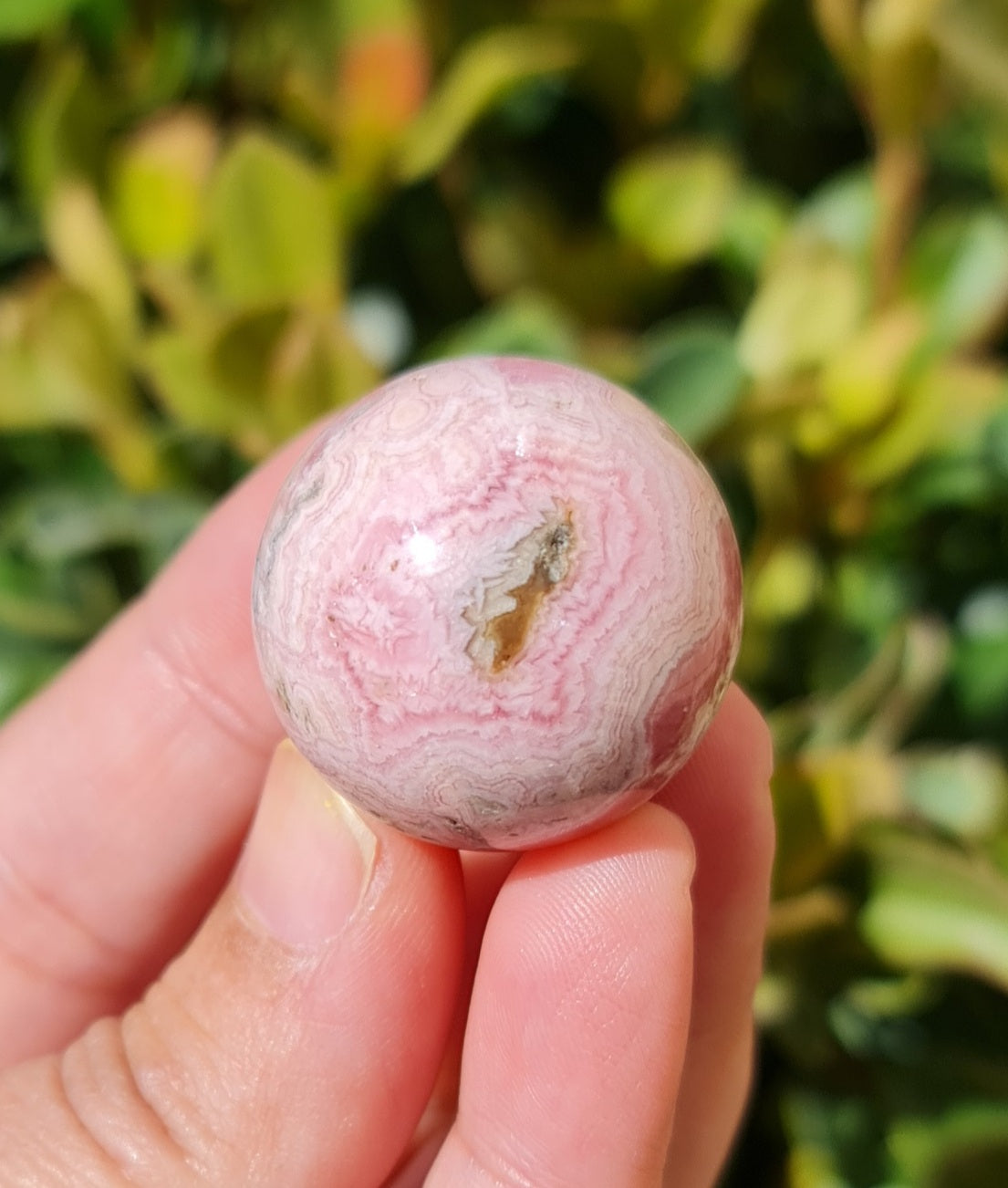 Rhodochrosite Sphere