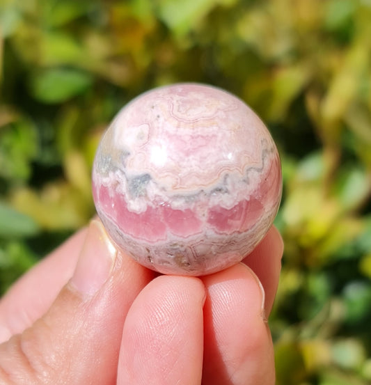 Rhodochrosite Sphere
