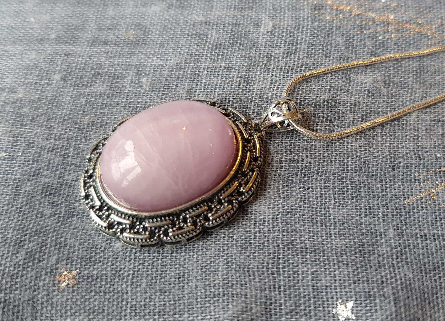 Kunzite Sterling Silver Pendant