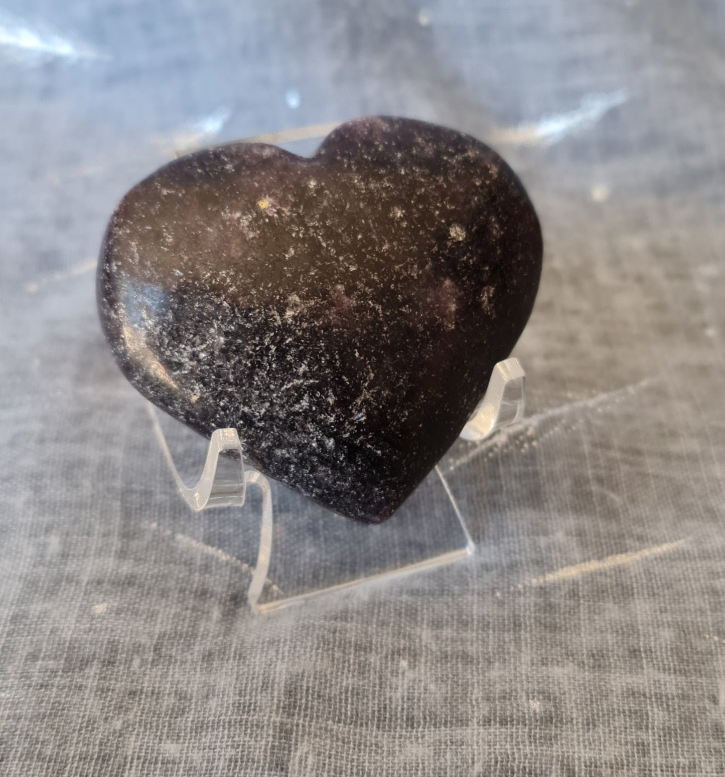 Lepidolite Heart