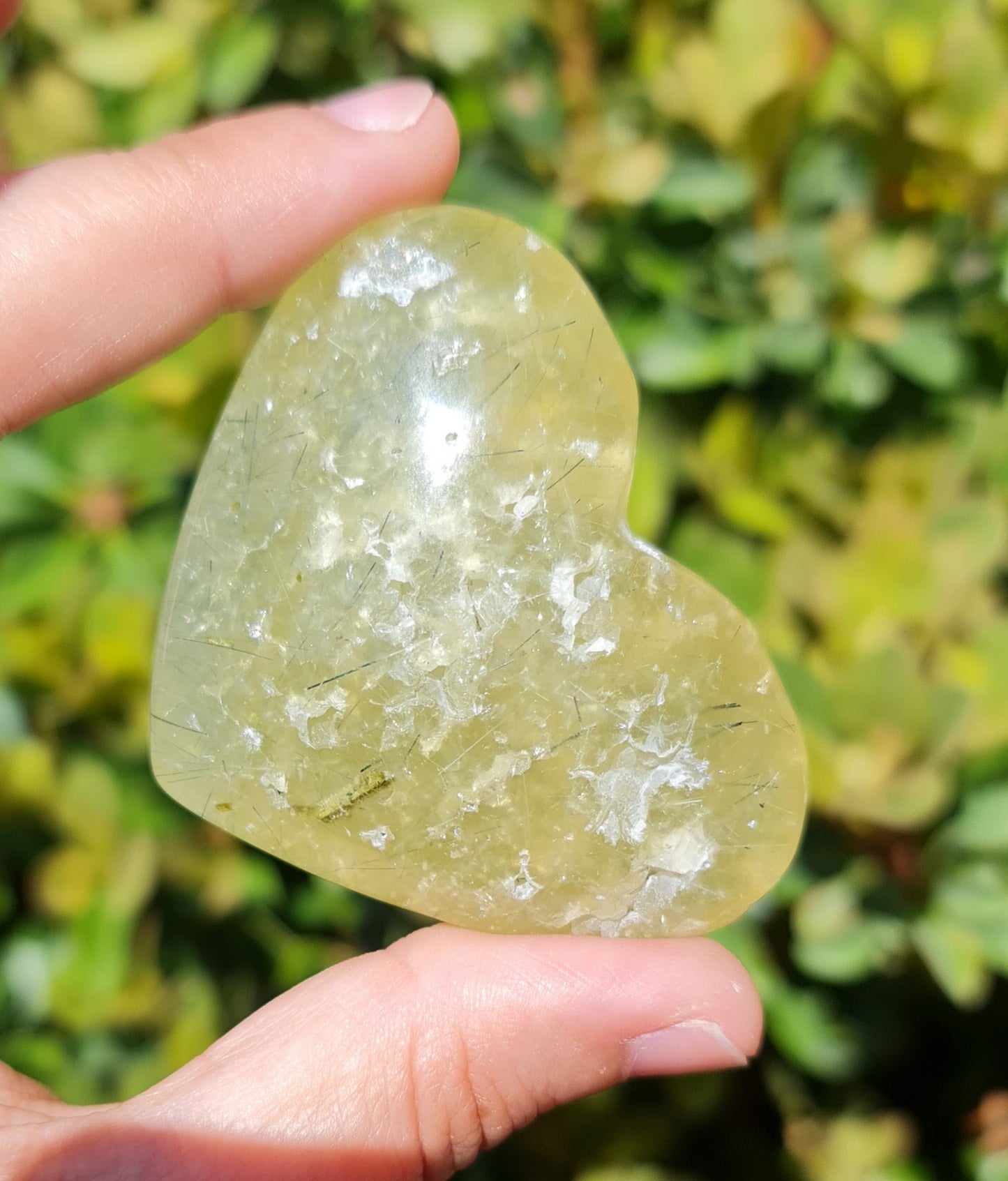 Prehnite Heart