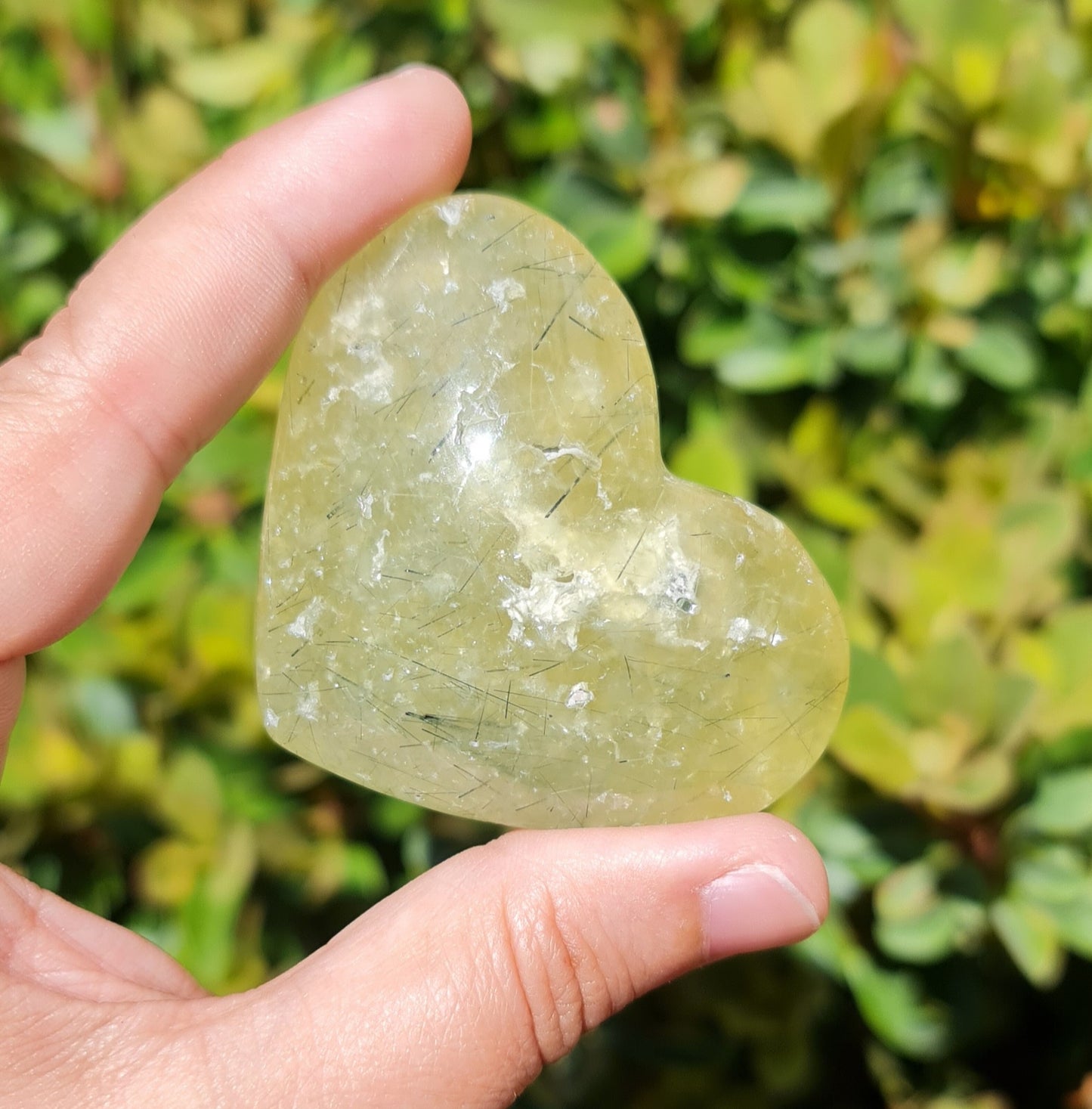 Prehnite Heart