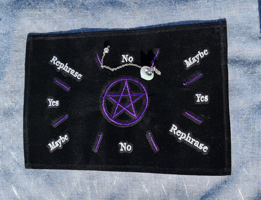 Velvet Pendulum Mat with Pentacle