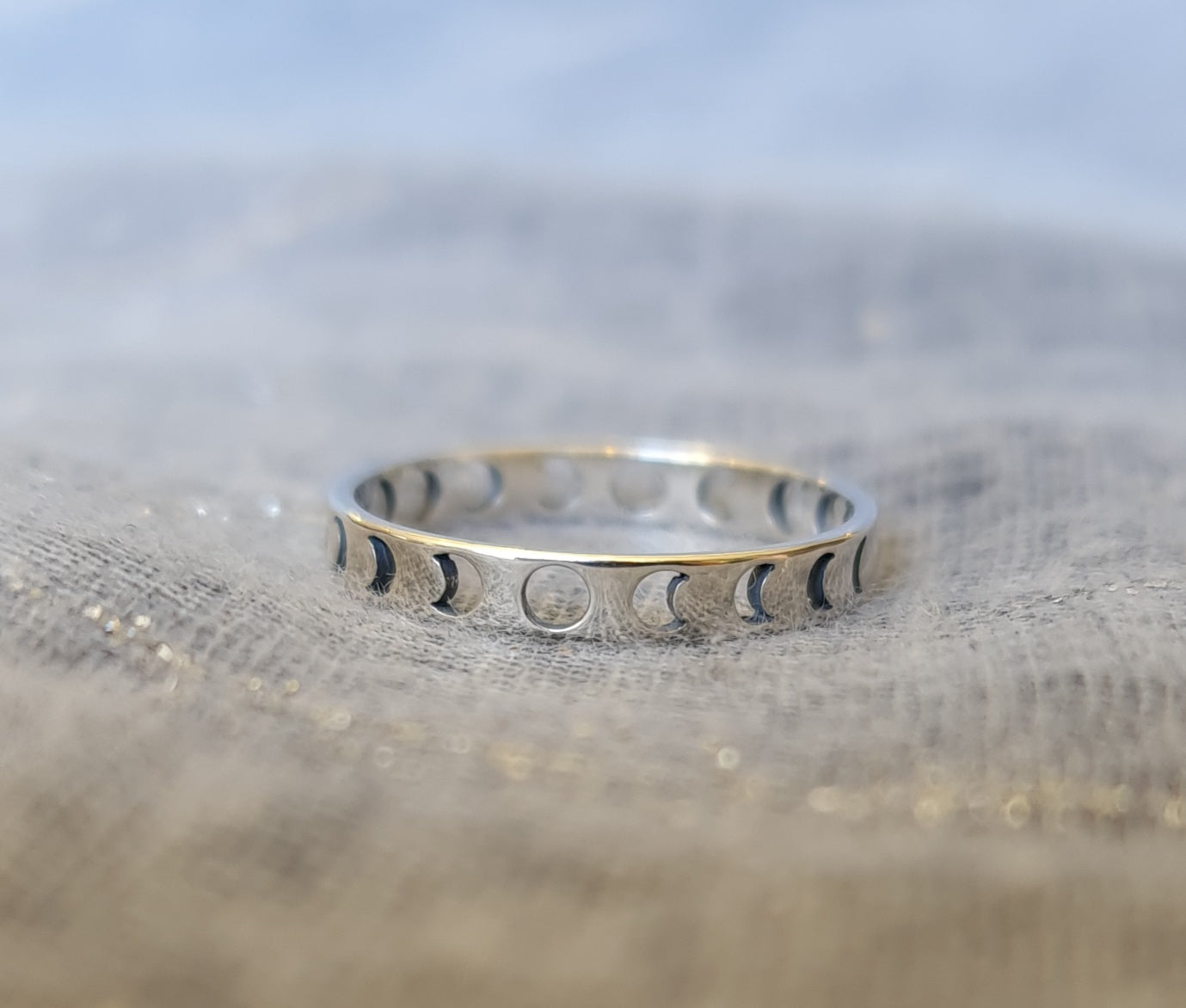 Silver Moon Rings Skip to product information