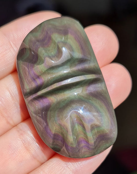 Rainbow Obsidian Butterfly