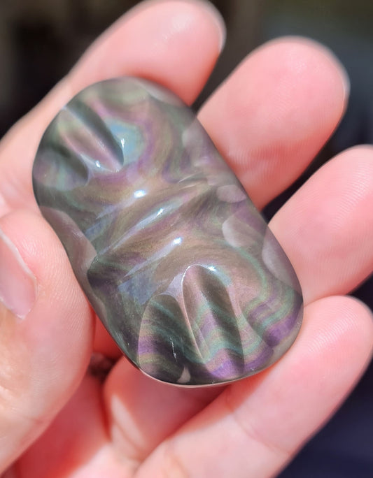 Rainbow Obsidian Butterfly