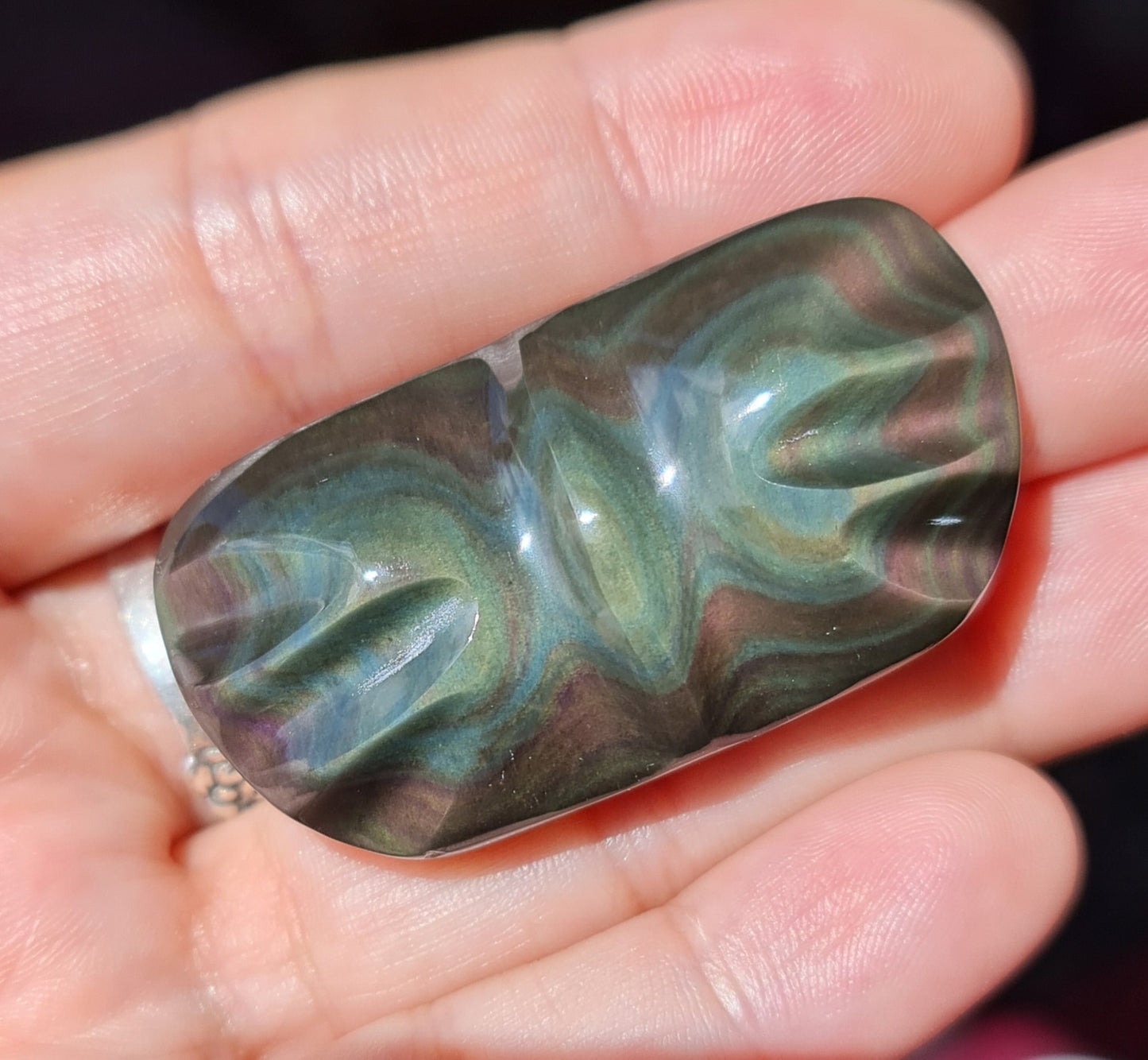 Rainbow Obsidian Butterfly