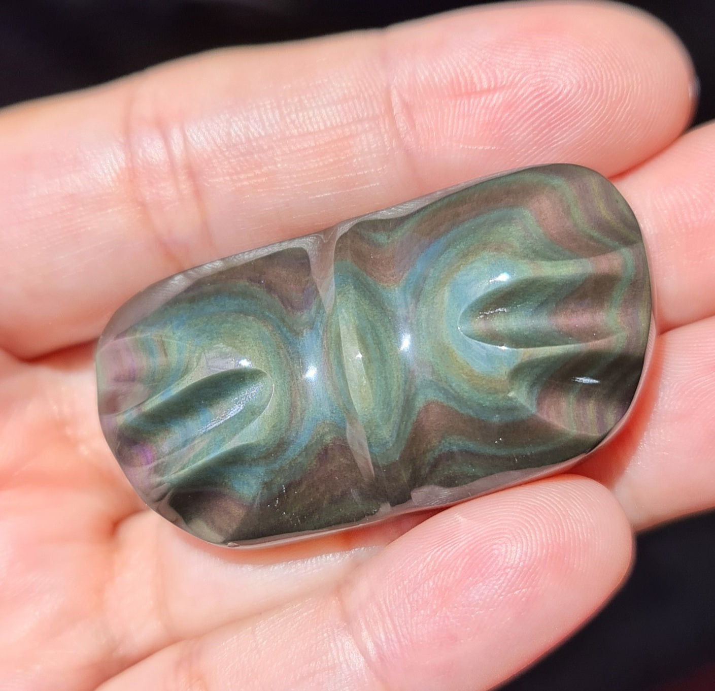 Rainbow Obsidian Butterfly