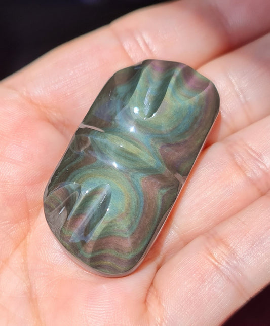 Rainbow Obsidian Butterfly