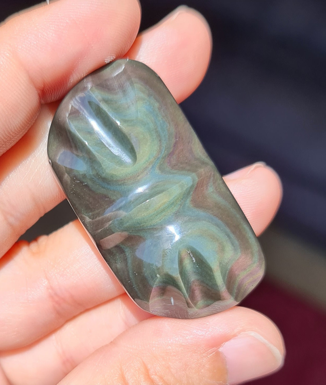 Rainbow Obsidian Butterfly