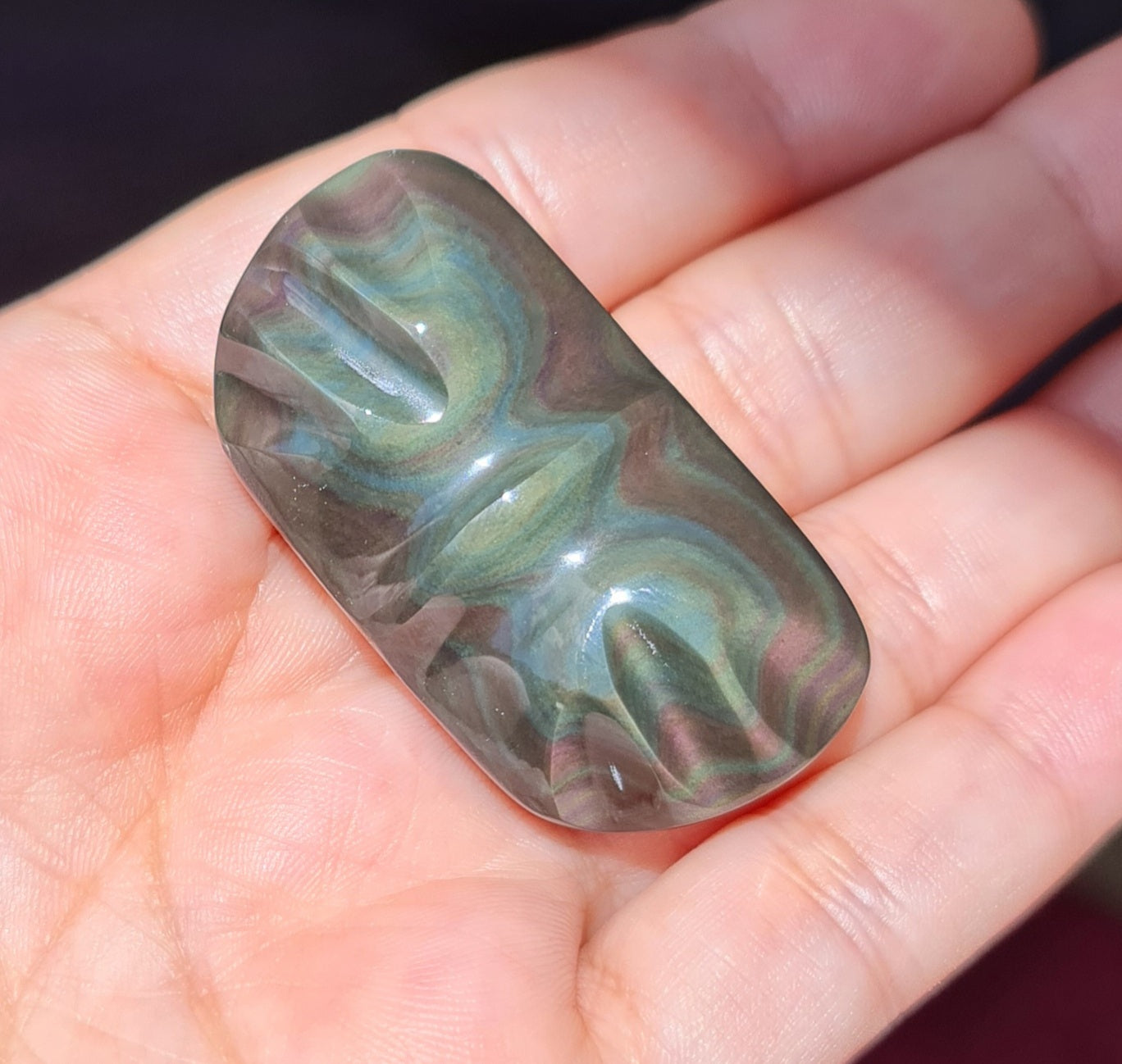 Rainbow Obsidian Butterfly