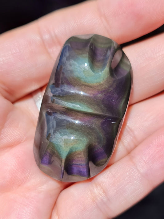 Rainbow Obsidian Butterfly