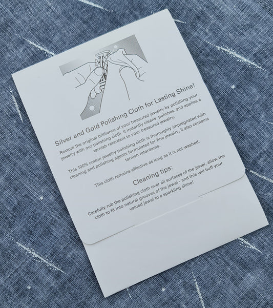 Sterling Silver and Gold Jewellery Polishing Cloth