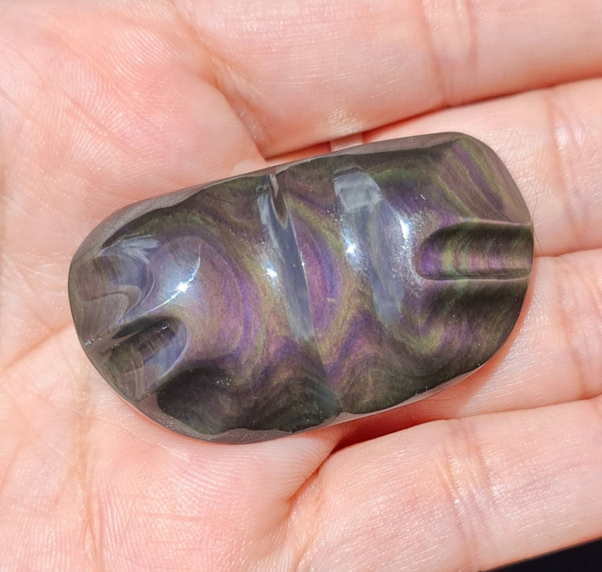 Rainbow Obsidian Butterfly