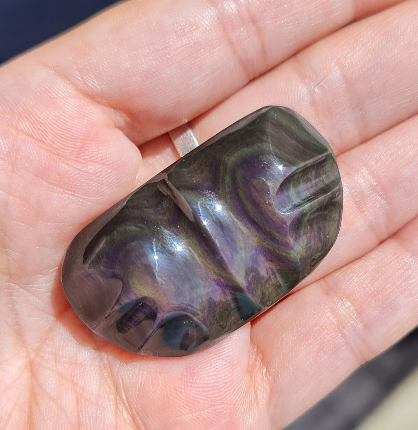 Rainbow Obsidian Butterfly