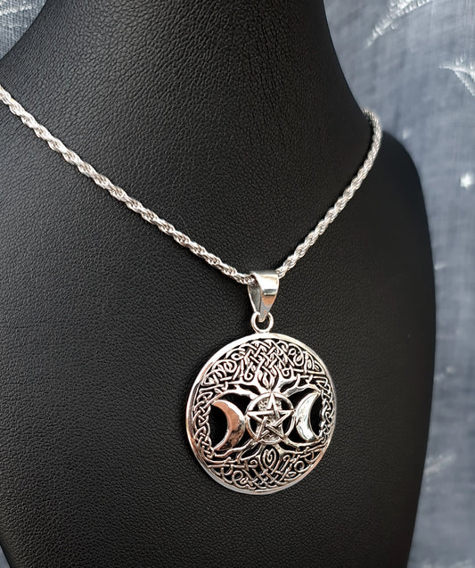 Sterling Silver Celtic Tree of Life Pendant