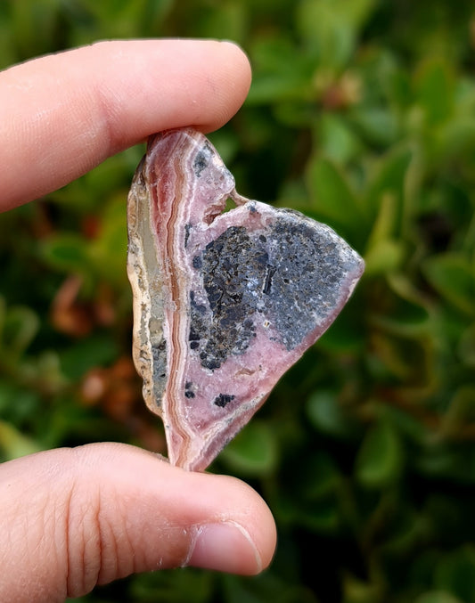 Rhodochrosite Slice