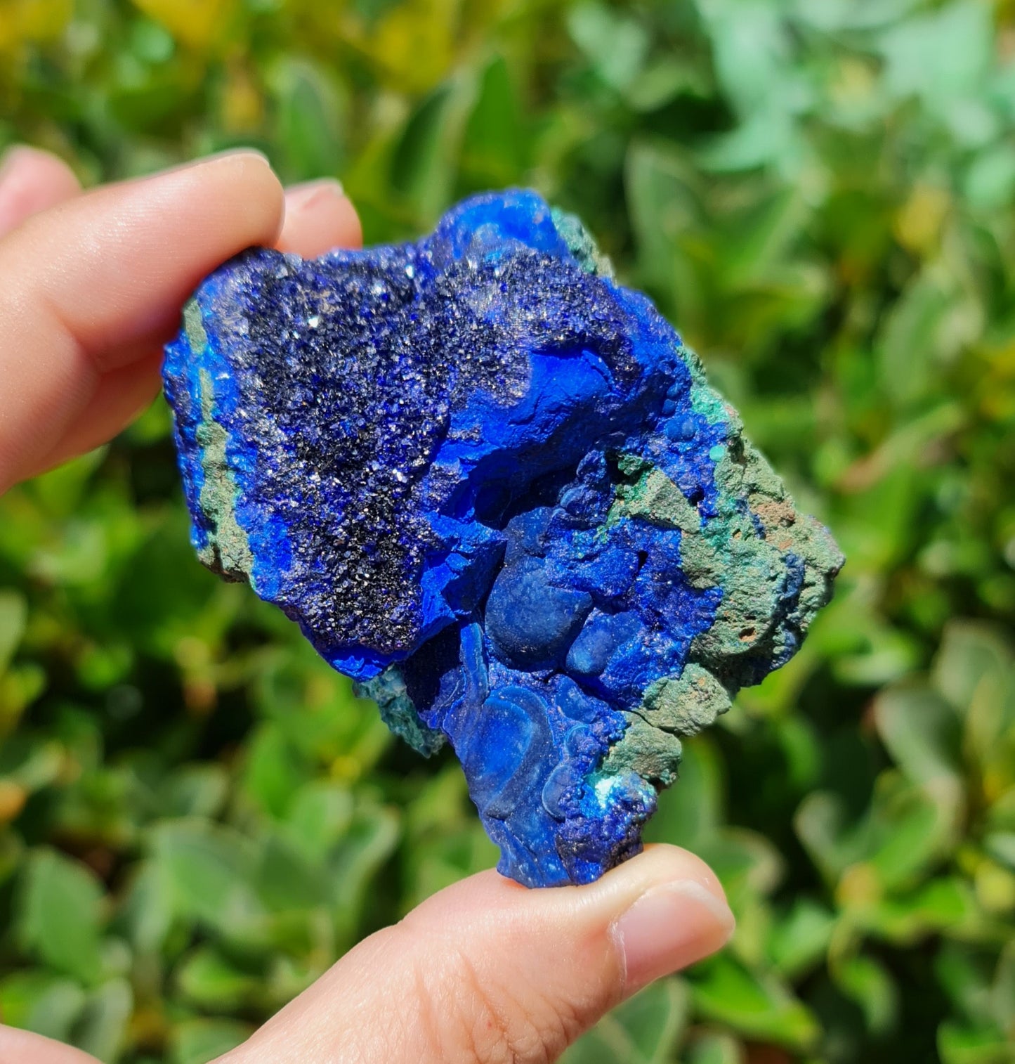 Azurite with Malachite Specimen