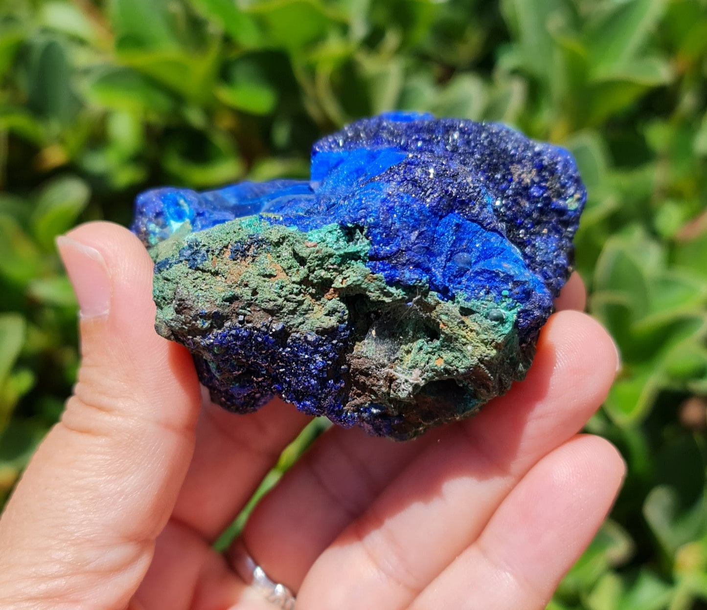 Azurite with Malachite Specimen