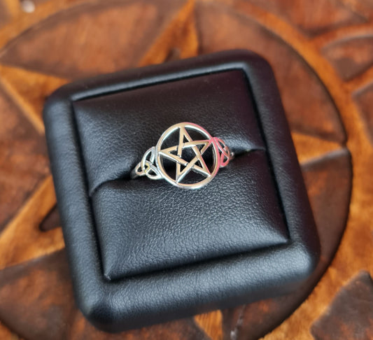 Sterling Silver Celtic Pentacle Ring